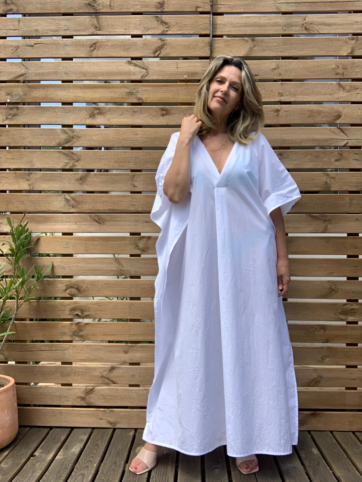 Caftan Long Blanc