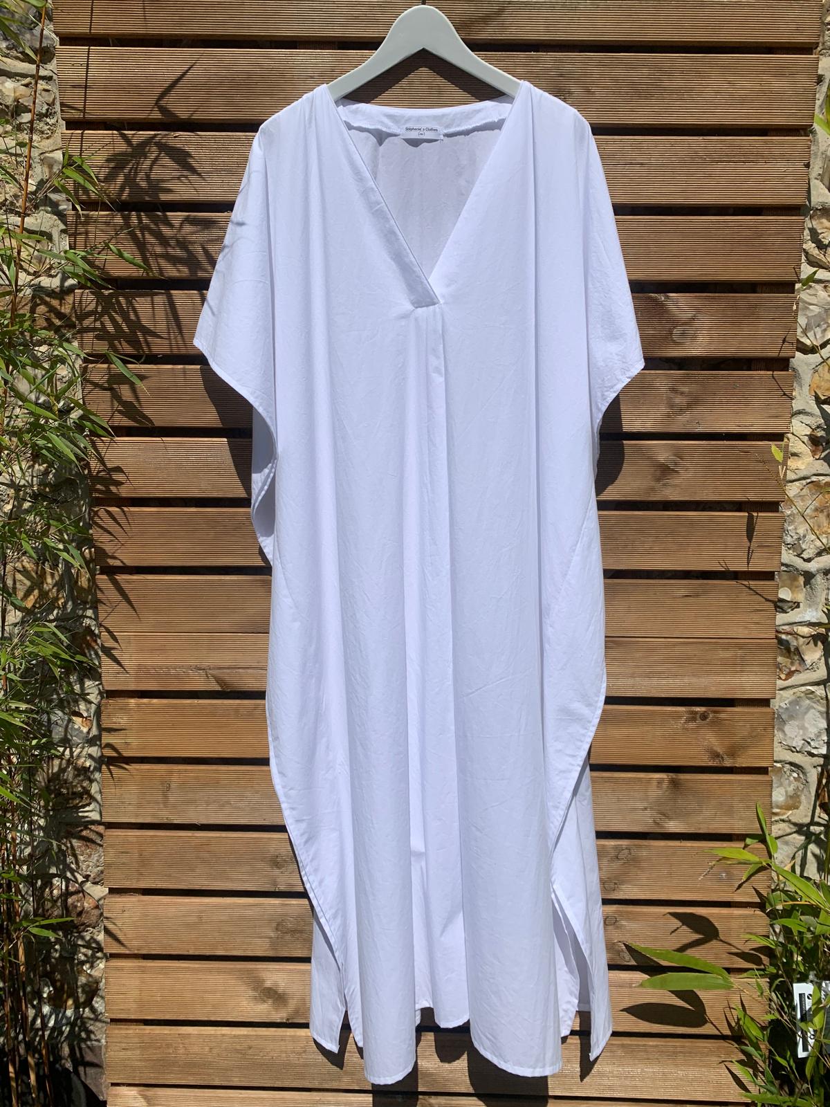 Caftan Long Blanc