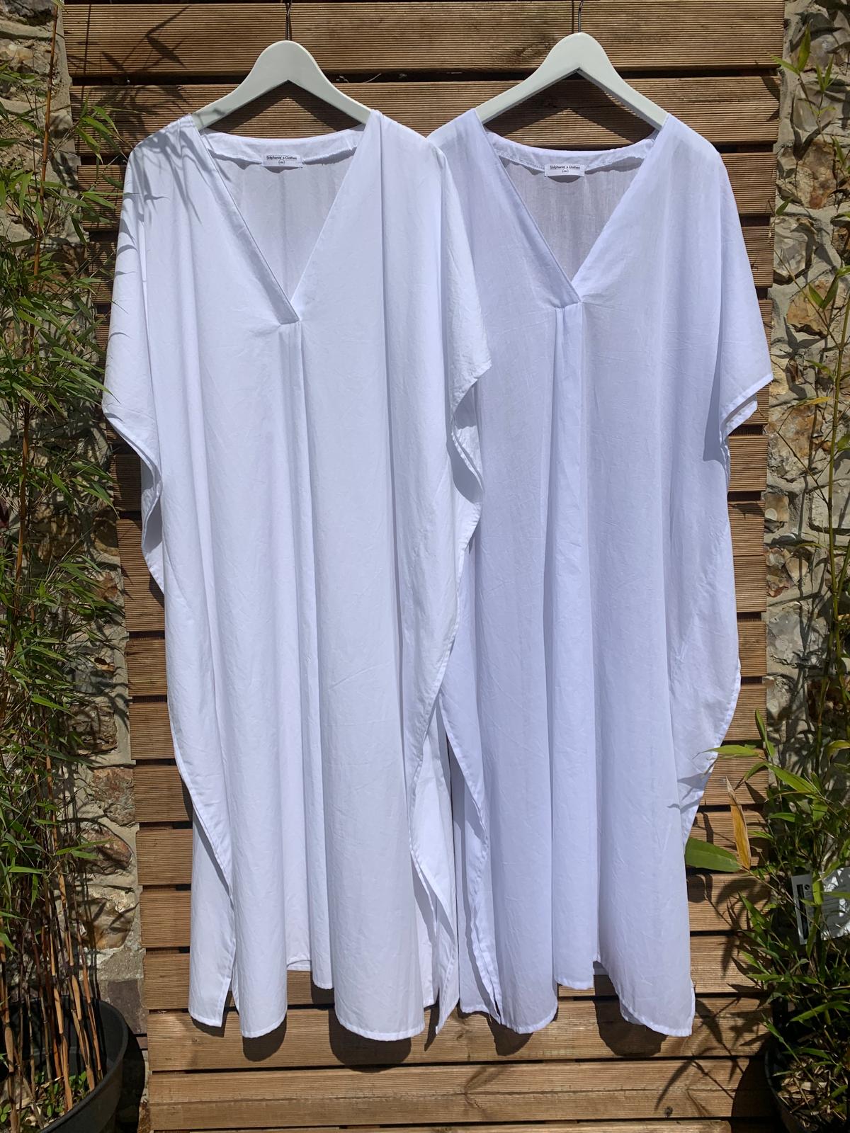 Caftan Long Blanc